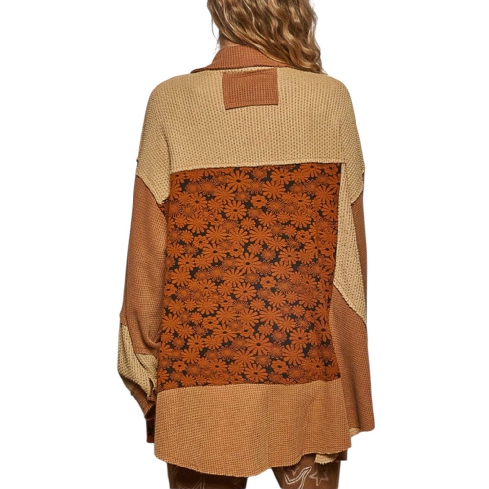 0660:  POL NEW SHACKET/JACKET CINNAMON (R2) - Picture 2 of 2